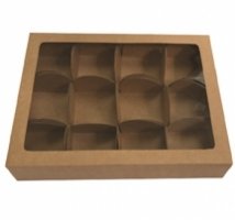 Caixa Kraft Trufas 12