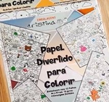 Folhas Divertidas Colorir